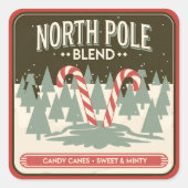 フェスティバルクリスマスキャンディケーンブレンド スクエアシール (正面)