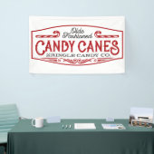 フェスティバルクリスマスキャンディーケーン会社キャンディバー 横断幕 (トレードショー)
