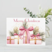 フェスティバルクリスマスギフトフラットホリデーカード シーズンカード (スタンド正面)