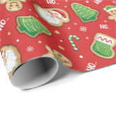 フェスティバルクリスマスクッキー ラッピングペーパー (ロールコーナー)