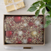 フェスティバルクリスマスグリッターパター 薄葉紙 (ギフト)