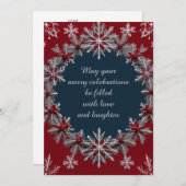 フェスティバルクリスマスグリーティングカード シーズンカード (正面/裏面)