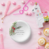 フェスティバルクリスマスグリーンブライダルシャワー ペーパーボウル (パーティー)