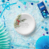 フェスティバルクリスマスグリーンブライダルシャワー ペーパーボウル (パーティー)