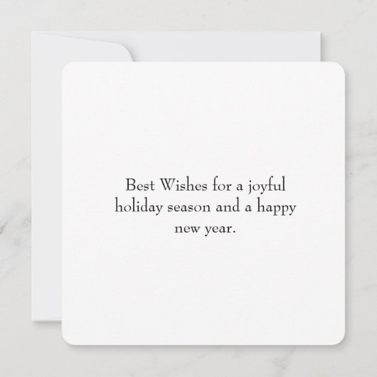 フェスティバルクリスマスサボテンとサンタハット&オーナメント 招待状 (裏面)