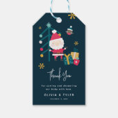 フェスティバルクリスマスサンキューベイビーシャワーの好意 ギフトタグ (正面)