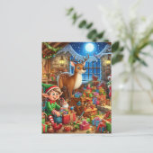 フェスティバルクリスマスサンタのワークショップ シーズンポストカード (スタンド正面)