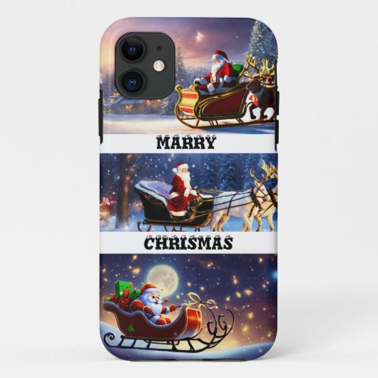 フェスティバルクリスマスサンタアイフォンケース Case-Mate iPhoneケース (裏面)