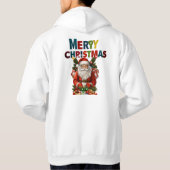 フェスティバルクリスマスサンタクロースTシャツ | 完全H パーカ (裏面)