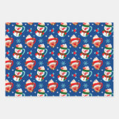 フェスティバルクリスマスサンタココア ラッピングペーパーシート (正面3)