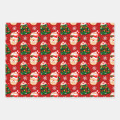 フェスティバルクリスマスサンタココア ラッピングペーパーシート (正面2)