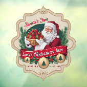 フェスティバルクリスマスサンタズジャムヴィンテージ ウィンドウサイン (シート3)