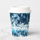 フェスティバルクリスマスサーフィンサンタビーチ 紙コップ (裏面)