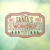 フェスティバルクリスマスショップサンタのワークショップ ウィンドウサイン (シート3)