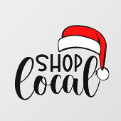 フェスティバルクリスマスショップローカル ウィンドウサイン (シート)