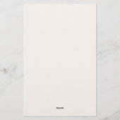 フェスティバルクリスマスシンボルパターン 便箋 (裏面)