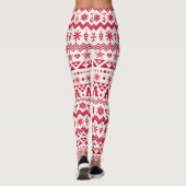 フェスティバルクリスマスシームレスパターン。 レギンス (裏面)