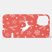フェスティバルクリスマスシームレスパターン Case-Mate iPhoneケース (裏面 (横))