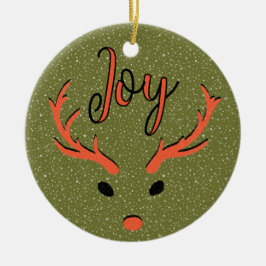 フェスティバルクリスマスジョイカスタムズファミリーフォトホリデー セラミックオーナメント