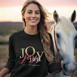 フェスティバルクリスマスジョイズトゥザワールドタイポグラフィ トライブレンドＴシャツ