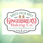 フェスティバルクリスマスジンジャーパンベーキング会社 ウィンドウサイン (シート3)