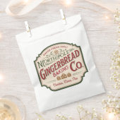 フェスティバルクリスマスジンジャーパンベーキング会社 フェイバーバッグ (クリップ留めされた状態)