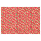 フェスティバルクリスマスジンジャーブレッドのタイル模様 テーブルクロス (正面(横))