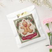 フェスティバルクリスマスジンジャーブレッド喜びパーティー フェイバーバッグ (封をした状態)