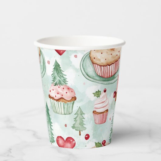 フェスティバルクリスマススイーツ名 紙コップ (正面)