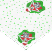 フェスティバルクリスマススケルトンブライト(ばちゃばちゃ)跳ねるドット テーブルクロス (アングル)