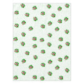 フェスティバルクリスマススケルトンブライト（ばちゃばちゃ）跳ねるドット テーブルクロス (正面)