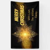 フェスティバルクリスマススターエレガントライト 横断幕 (縦)