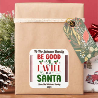 フェスティバルクリスマスステッカー応援と喜びを広げる スクエアシール