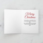 フェスティバルクリスマスストッキングファミリー シーズンカード (内部)