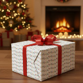 フェスティバルクリスマスストリングライトラッピング紙 ラッピングペーパー