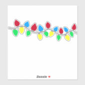 フェスティバルクリスマスストリングライト シール (シート)