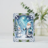 フェスティバルクリスマススノーシーン シーズンポストカード (スタンド正面)