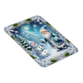 フェスティバルクリスマススノーシーン マグネット (右側)