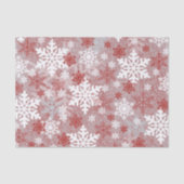 フェスティバルクリスマススノーフレークホリデーパーティティッシュ 薄葉紙 (正面)