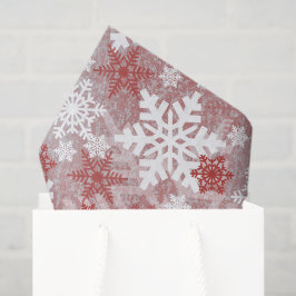 フェスティバルクリスマススノーフレークホリデーパーティティッシュ 薄葉紙