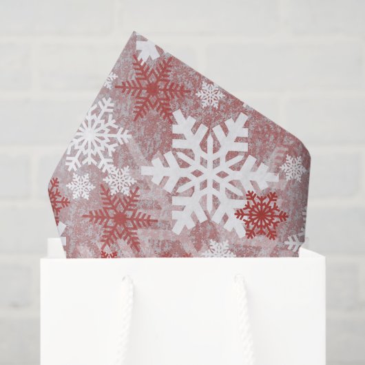 フェスティバルクリスマススノーフレークホリデーパーティティッシュ 薄葉紙 (ギフトバッグ)
