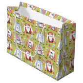 フェスティバルクリスマスセーターとストッキング ラージペーパーバッグ (正面アングル)