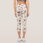 フェスティバルクリスマスセーターと帽子のパターン カプリレギンス (裏面)