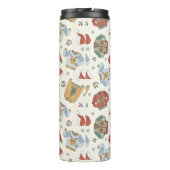 フェスティバルクリスマスセーターと帽子のパターン タンブラー (裏面)