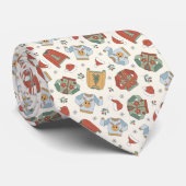 フェスティバルクリスマスセーターと帽子のパターン ネクタイ (ロール)