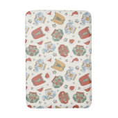 フェスティバルクリスマスセーターと帽子のパターン バスマット (正面縦)