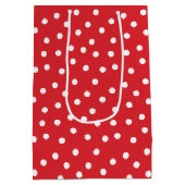 フェスティバルクリスマスゾウ追加メッセージパーティーバッグ ミディアムペーパーバッグ (裏面)