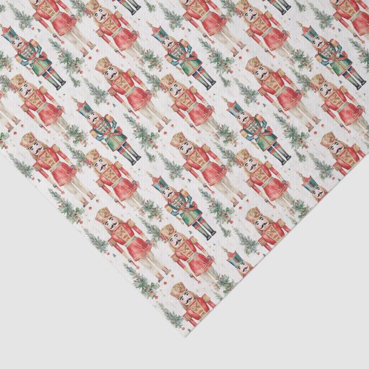 フェスティバルクリスマスタイルのナツクラッカーの水色 薄葉紙 (詳細)