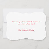 フェスティバルクリスマスダシュンドッグ シーズンカード (裏面)