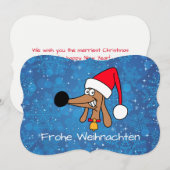 フェスティバルクリスマスダシュンドッグ シーズンカード (正面/裏面)